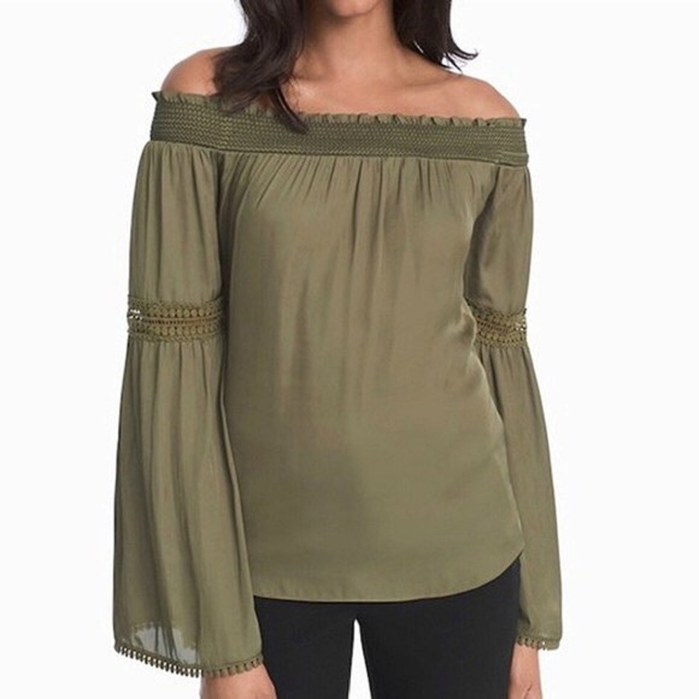 White House Black Market Off the Shoulder Top
